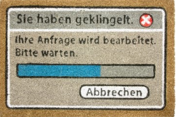 Fußmatte mit Design